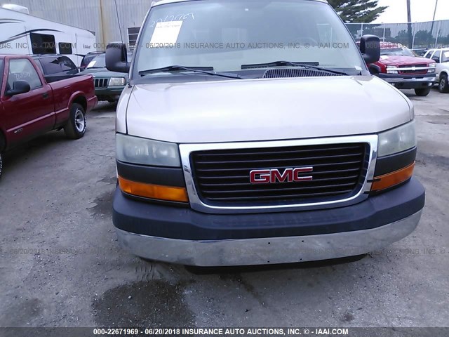 1GJHG35U161165563 - 2006 GMC SAVANA G3500 GOLD photo 6