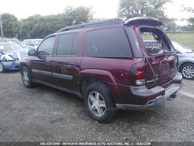 1GNET16S746235520 - 2004 CHEVROLET TRAILBLAZER EXT LS/EXT LT MAROON photo 3