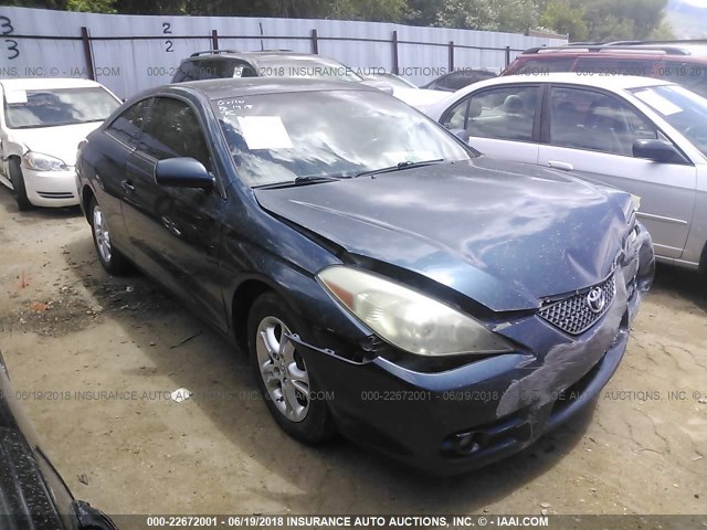 4T1CE30P17U756559 - 2007 TOYOTA CAMRY SOLARA SE/SLE ლურჯი ფოტო 1