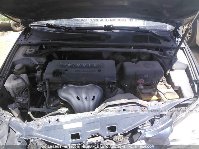 4T1CE30P17U756559 - 2007 TOYOTA CAMRY SOLARA SE/SLE ლურჯი ფოტო 10