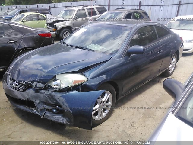 4T1CE30P17U756559 - 2007 TOYOTA CAMRY SOLARA SE/SLE ლურჯი ფოტო 2