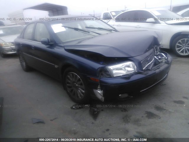 YV1TS91Z241352810 - 2004 VOLVO S80 T6/ELITE BLUE photo 1