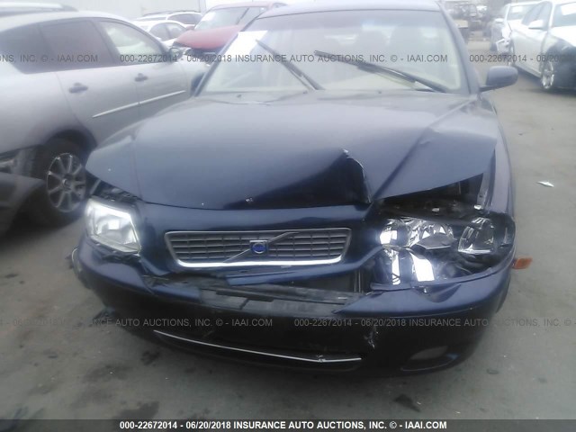 YV1TS91Z241352810 - 2004 VOLVO S80 T6/ELITE BLUE photo 6