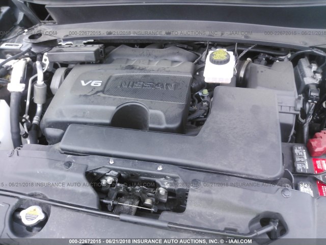 5N1DR2MN0HC610561 - 2017 NISSAN PATHFINDER S/SV/SL/PLATINUM 灰色 照片 10