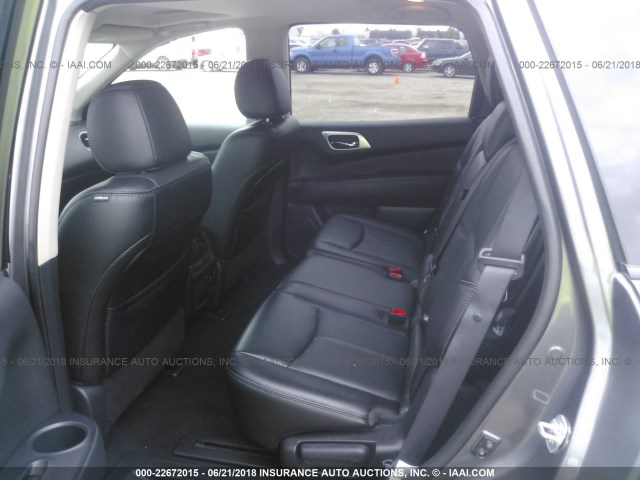 5N1DR2MN0HC610561 - 2017 NISSAN PATHFINDER S/SV/SL/PLATINUM 灰色 照片 8