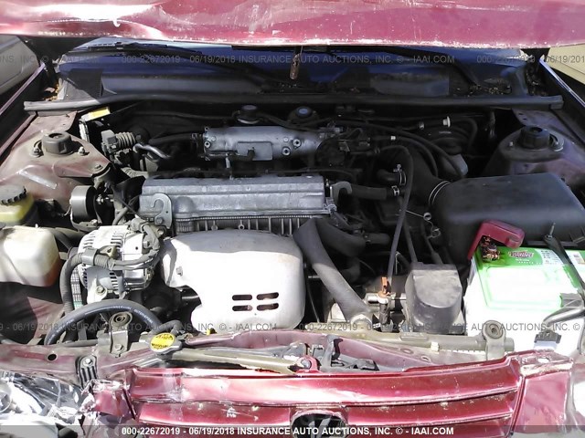 JT2BG22K5X0377103 - 1999 TOYOTA CAMRY LE/XLE RED photo 10