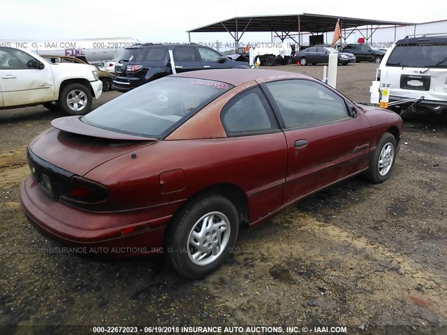 3G2JB1248TS889555 - 1996 PONTIAC SUNFIRE SE BURGUNDY photo 4