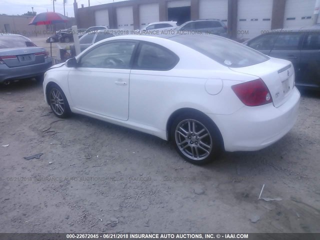JTKDE177970186538 - 2007 TOYOTA SCION TC 白色 照片 3
