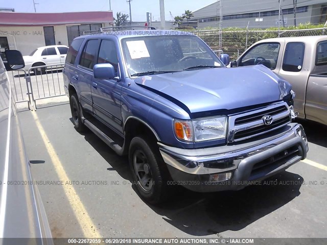 JT3GN86RXX0099400 - 1999 TOYOTA 4RUNNER SR5 BLUE photo 1