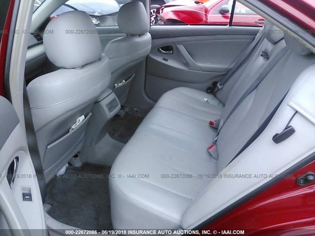 4T4BF3EK6BR101897 - 2011 TOYOTA CAMRY SE/LE/XLE 红色 照片 8