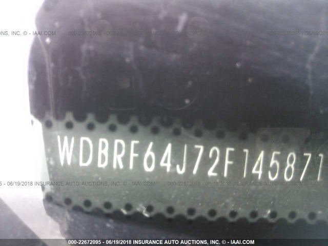 WDBRF64J72F145871 - 2002 MERCEDES-BENZ C 320 BLUE photo 9