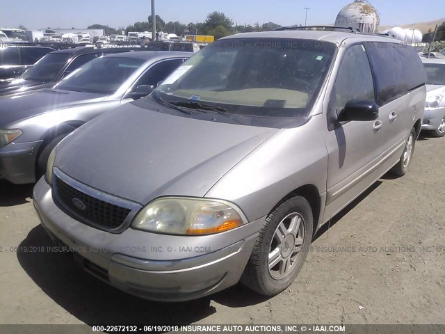 2FMZA52452BA09565 - 2002 FORD WINDSTAR SE Champagne photo 2