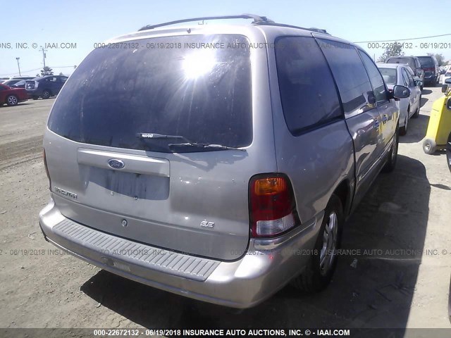 2FMZA52452BA09565 - 2002 FORD WINDSTAR SE Champagne photo 4