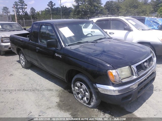 1N6DD26S5YC437798 - 2000 NISSAN FRONTIER KING CAB XE BLACK photo 1