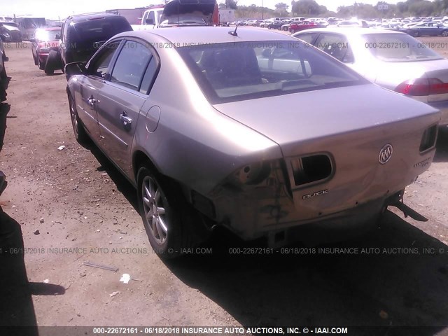 1G4HD57277U100235 - 2007 BUICK LUCERNE CXL SILVER photo 3