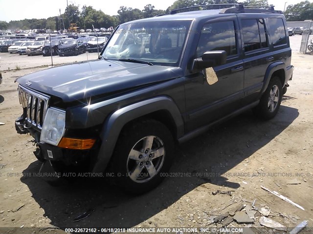 1J8HG48K47C633968 - 2007 JEEP COMMANDER ნაცრისფერი ფოტო 2