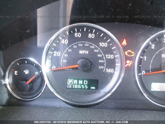 1J8HG48K47C633968 - 2007 JEEP COMMANDER ნაცრისფერი ფოტო 7