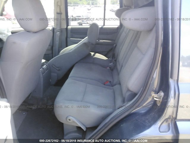 1J8HG48K47C633968 - 2007 JEEP COMMANDER ნაცრისფერი ფოტო 8