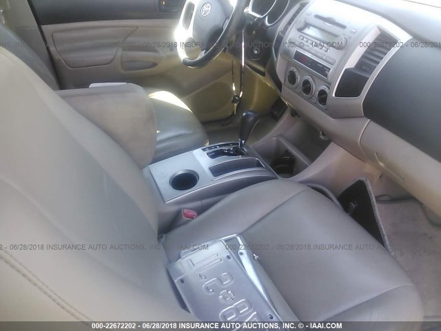 3TMJU62NX8M050613 - 2008 TOYOTA TACOMA DOUBLE CAB PRERUNNER RED photo 5