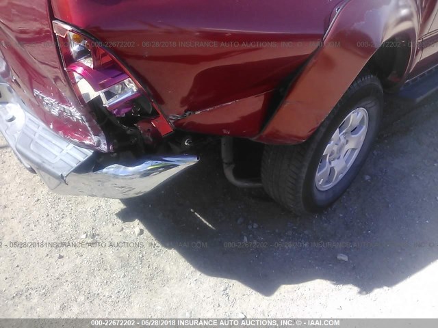 3TMJU62NX8M050613 - 2008 TOYOTA TACOMA DOUBLE CAB PRERUNNER RED photo 6