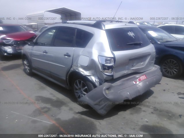 5Y2SL62874Z458755 - 2004 PONTIAC VIBE SILVER photo 3