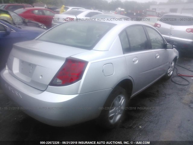 1G8AJ58F77Z199328 - 2007 SATURN ION LEVEL 2 Gümüş foto 4