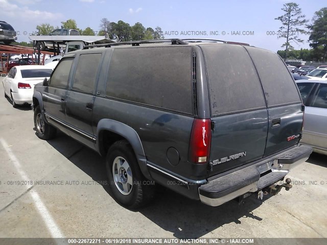 1GKFK16K9RJ746848 - 1994 GMC SUBURBAN K1500 GREEN photo 3