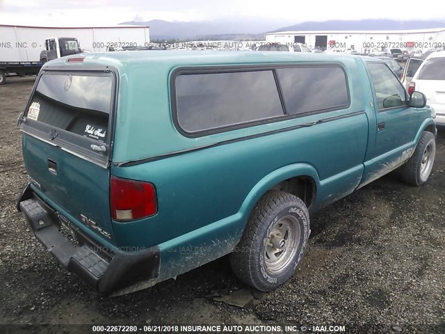 1GTDT14Z8R8503233 - 1994 GMC SONOMA GREEN photo 4