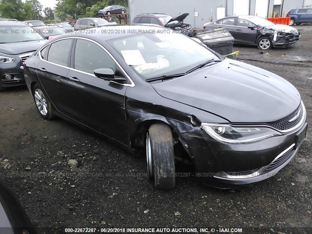 1C3CCCAB6GN141372 - 2016 CHRYSLER 200 LIMITED GRAY photo 1