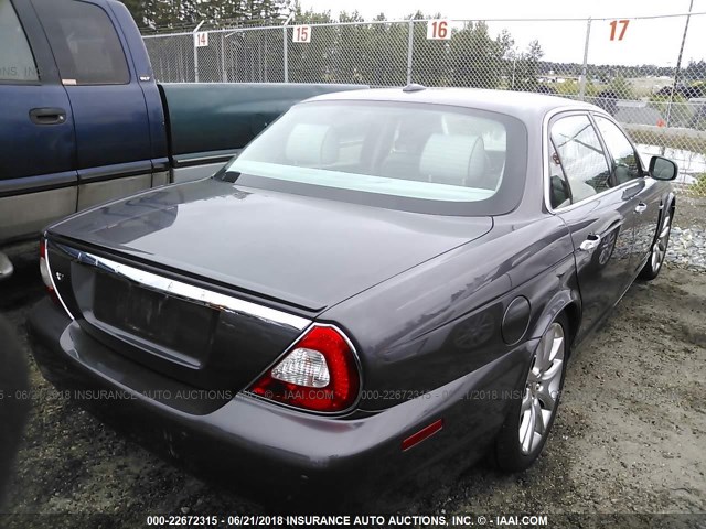 SAJWA79B58SH23612 - 2008 JAGUAR XJ8 L SILVER photo 4