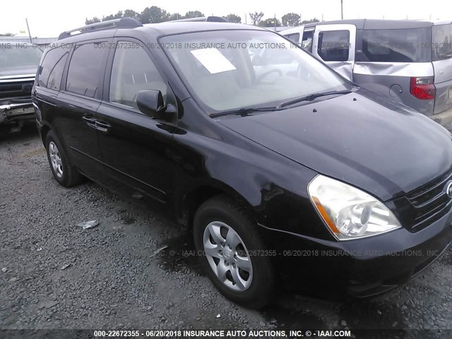 KNDMB233686197682 - 2008 KIA SEDONA EX/LX BLACK photo 1