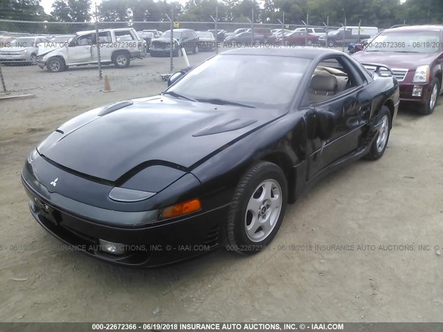 JA3XD64B7NY064464 - 1992 MITSUBISHI 3000 GT SL BLACK photo 2