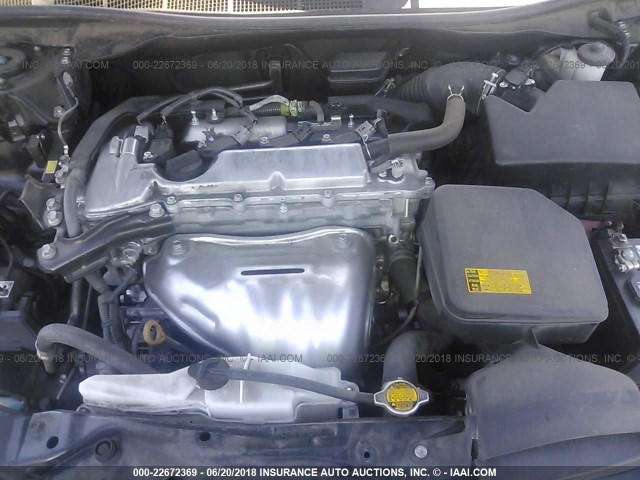 4T1BF1FKXFU966200 - 2015 TOYOTA CAMRY LE/XLE/SE/XSE 灰色 照片 10