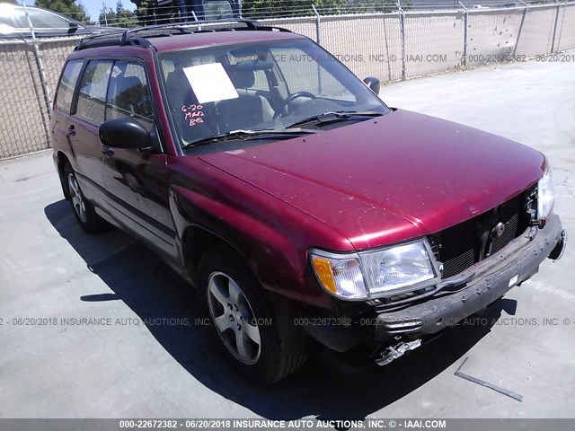 JF1SF6556XH747862 - 1999 SUBARU FORESTER S/S LIMITED RED photo 1