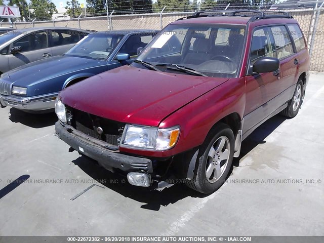 JF1SF6556XH747862 - 1999 SUBARU FORESTER S/S LIMITED RED photo 2