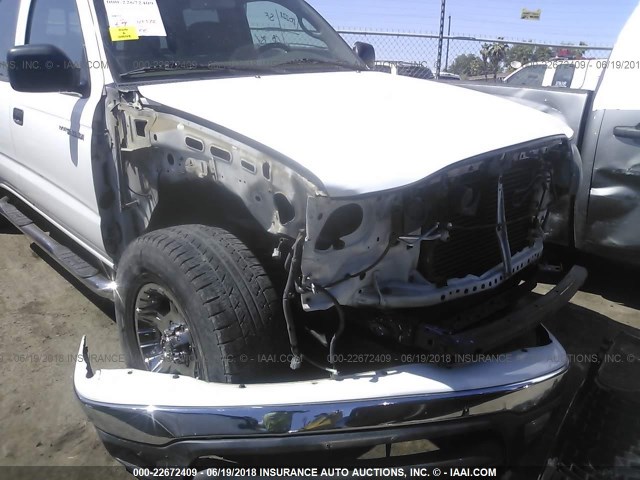 5TEGN92N54Z438063 - 2004 TOYOTA TACOMA DOUBLE CAB PRERUNNER WHITE photo 6