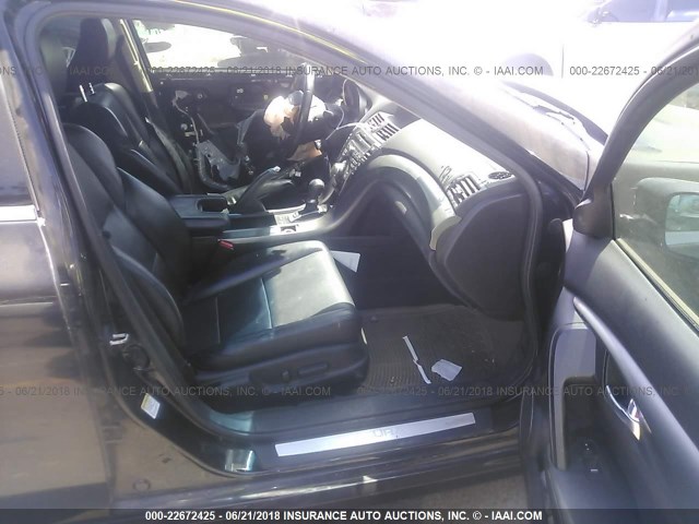 19UUA8F7XCA001352 - 2012 ACURA TL BLACK photo 5