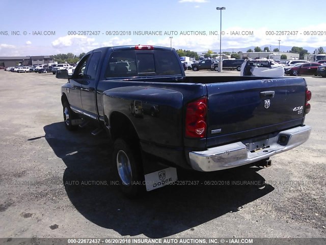 3D7MX48A48G124920 - 2008 DODGE RAM 3500 ST/SLT BLUE photo 3