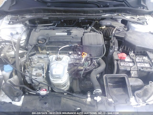 1HGCR2F5XGA242740 - 2016 HONDA ACCORD SPORT WHITE photo 10