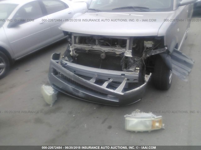 JTLKT324150212953 - 2005 TOYOTA SCION XB Сұр фото 6
