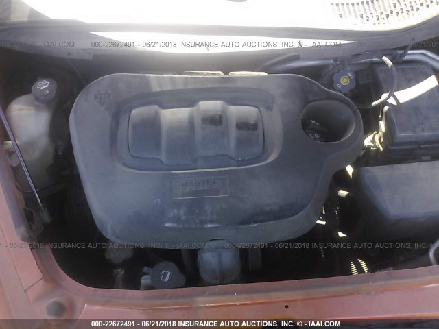 3GNDA13D06S610802 - 2006 CHEVROLET HHR LS ORANGE photo 10