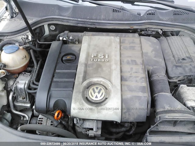 WVWAK73C36P092962 - 2006 VOLKSWAGEN PASSAT 2.0T/2.0T VALUE SILVER photo 10