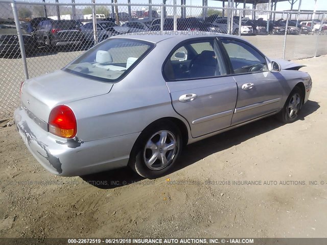 KMHWF25S71A490748 - 2001 HYUNDAI SONATA GL SILVER photo 4