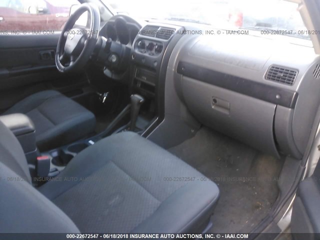 5N1ED28T04C684195 - 2004 NISSAN XTERRA XE/SE SILVER photo 5