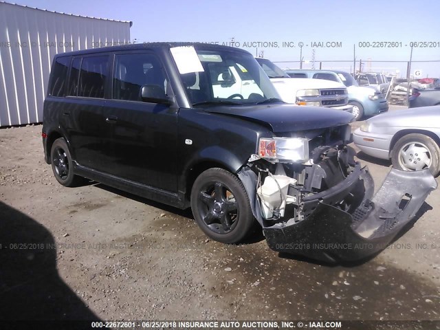 JTLKT334664099140 - 2006 TOYOTA SCION XB შავი ფოტო 1
