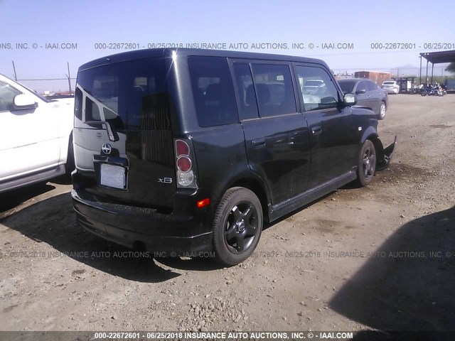 JTLKT334664099140 - 2006 TOYOTA SCION XB შავი ფოტო 4