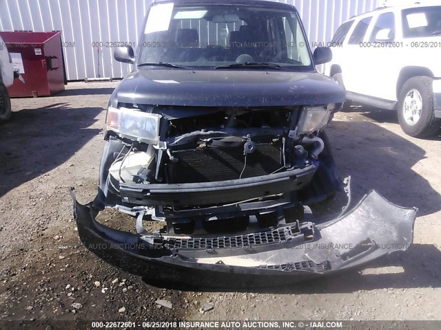 JTLKT334664099140 - 2006 TOYOTA SCION XB შავი ფოტო 6