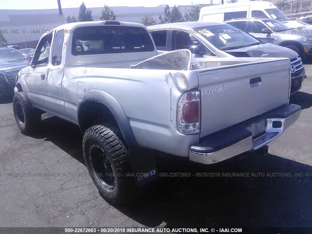 5TEWN72NX2Z145238 - 2002 TOYOTA TACOMA XTRACAB TAN photo 3