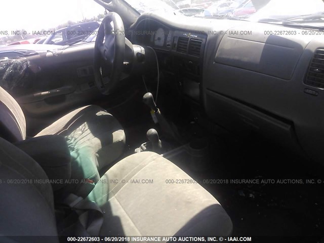 5TEWN72NX2Z145238 - 2002 TOYOTA TACOMA XTRACAB TAN photo 5