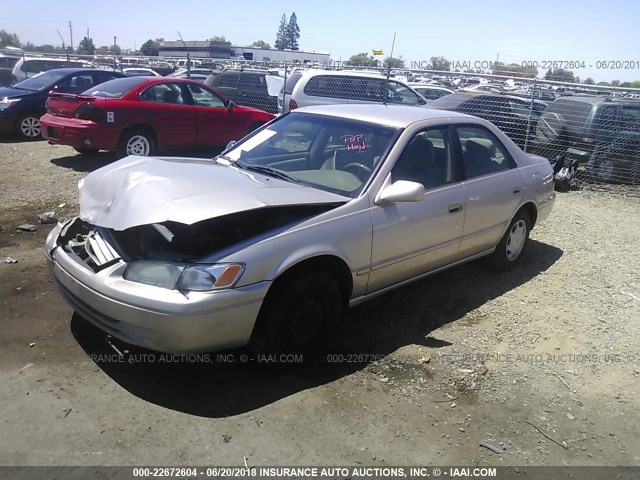 4T1BG22K7XU406435 - 1999 TOYOTA CAMRY CE/LE/XLE 金色 照片 2